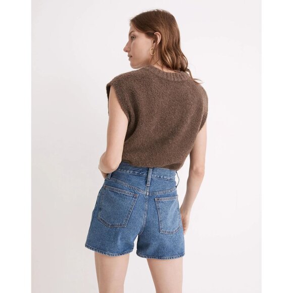 Madewell Streamside Wash The Mom Jean Short Size 29 - 2986 - Picture 4 of 12